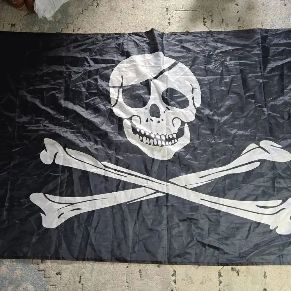 Anley Pirate Skull Poison Flag 3×5 ft